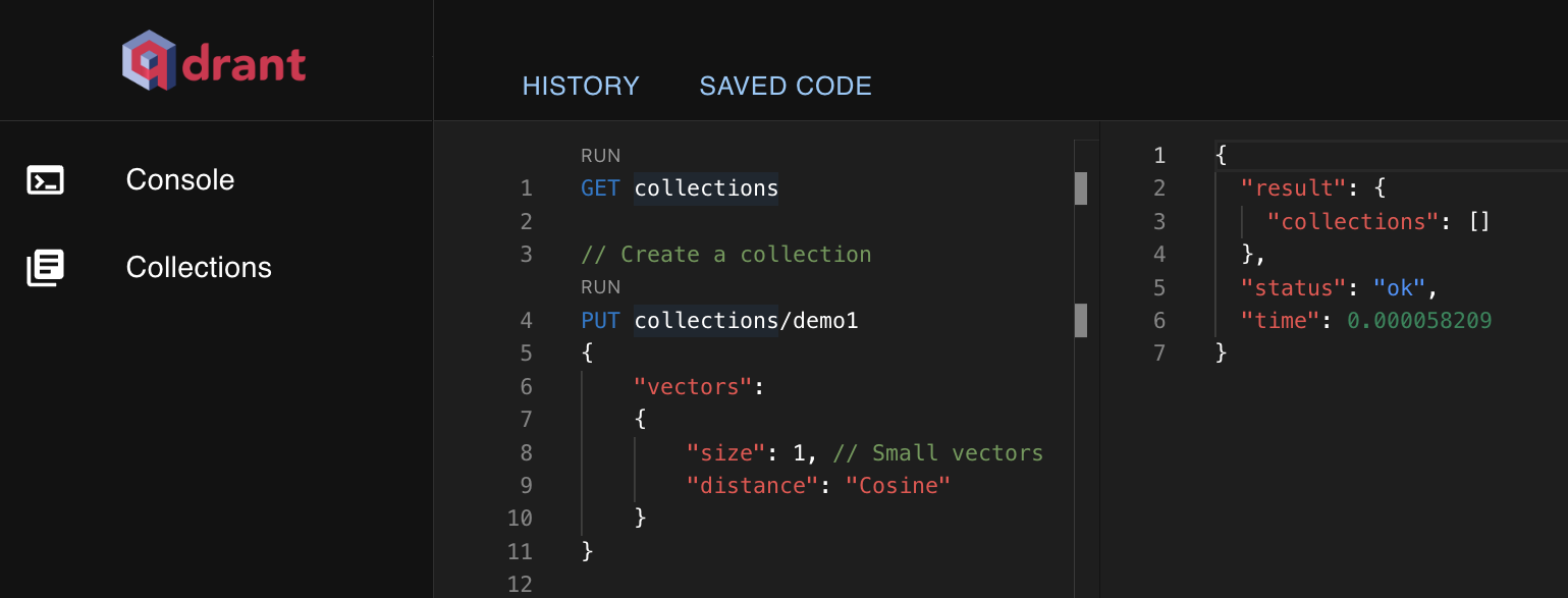 Qdrant web ui Qdrant web ui